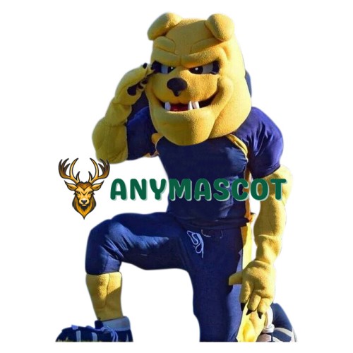 Power Sport Bulldog Mascot Costume