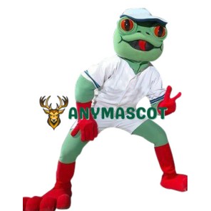 Superb Sport Frog Mascot Costume
