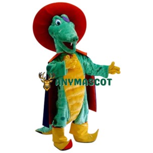 Funny Alligator Mascot Costume