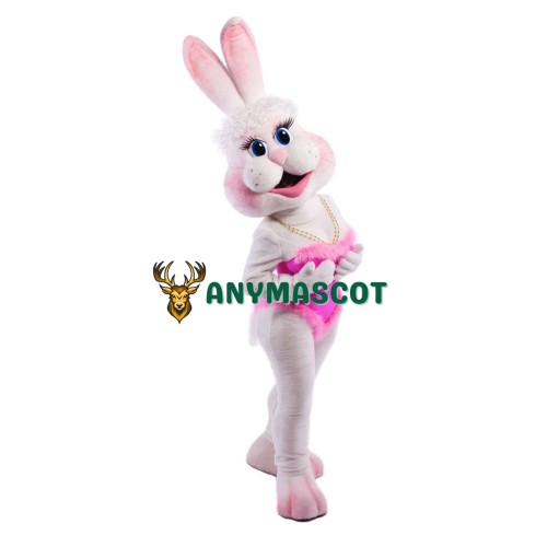 Happy Bunny Girl Mascot Costume