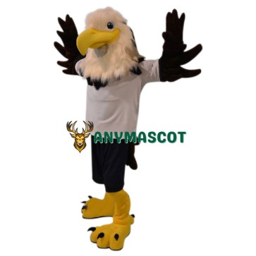 Superb Realistic University Eagle Mascot Costume
