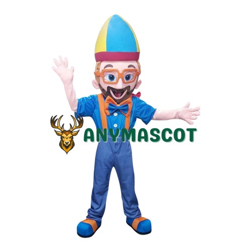 Blippi Boy Mascot Costume