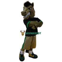 Superb Power Sport Horse Mascot Costume