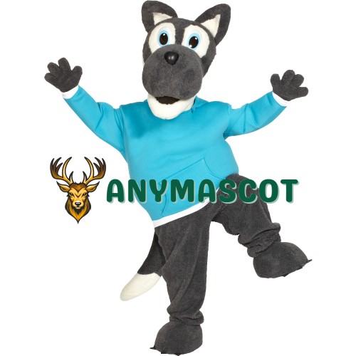 Affordable Cute Wolf Mascot Costume