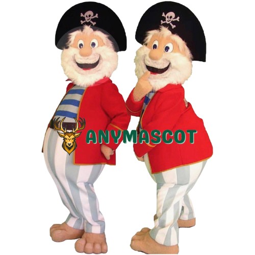 Kind Old Pirate Mascot Costume