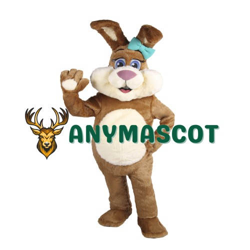 Easter Binky Bunny Mascot Costume