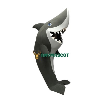 Superb Friendly Shark Mascot Costume
