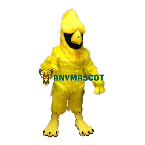 Fierce Yellow Bird Mascot Costume