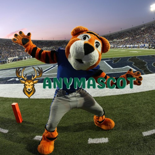 Super Power Sport Tiger Mascot Costume