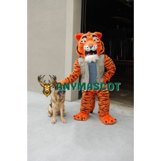 Superb Power Tiger Mascot Costume