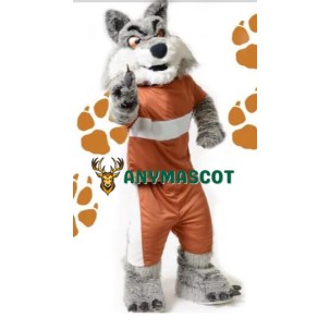 Superb Power Wolf Mascot Costume