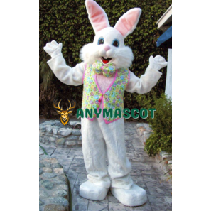 Happy Lightweight Easter Bunny Mascot Costume