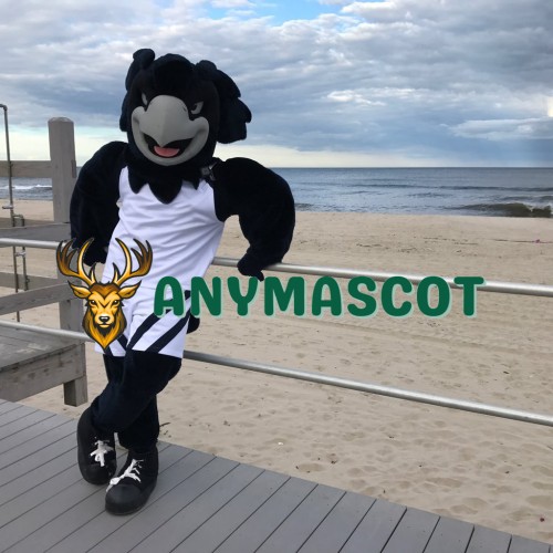 Black College Hawk Mascot Costume