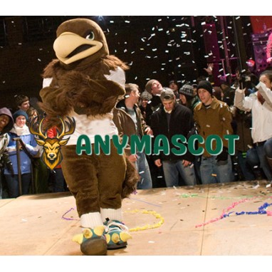 Sport Brown Hawk Mascot Costume