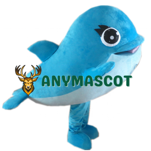 Affordable Blue Whale Mascot Costume