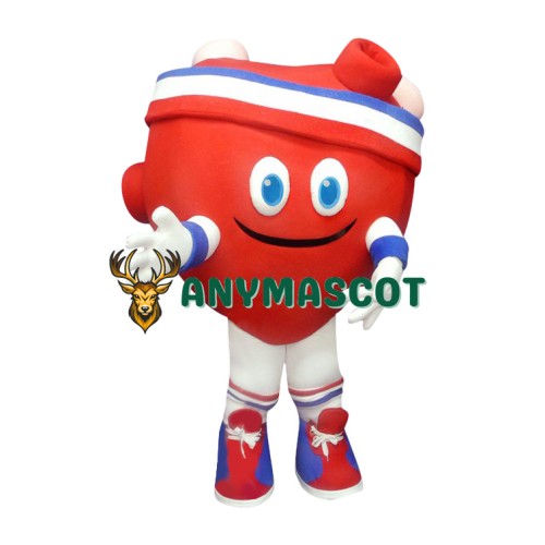 Realistic Heart Mascot Costume