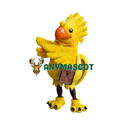 Superb Yellow Parrot Mascot Costume