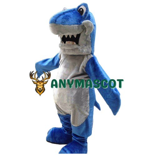 Superb Lightweight Blue Shark Mascot Costume
