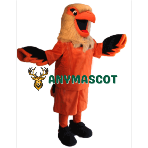 College Sport Hawk Mascot Costume