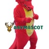 Superb Red Dragon Mascot Costume