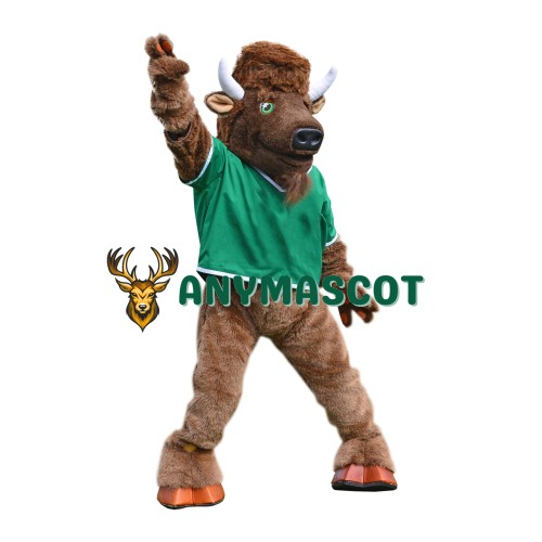 Power Sport Bison Mascot Costume