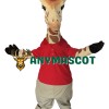 Superb Realistic Giraffe Mascot Costume