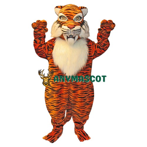 Super Power Tiger Mascot Costume