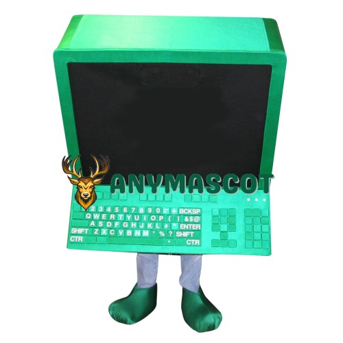 Friendly Computer Mascot Costume