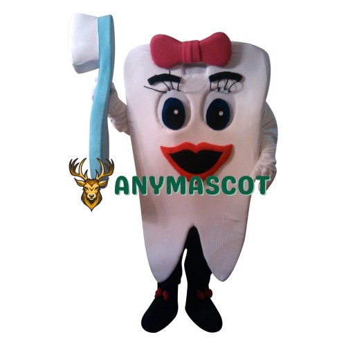 Teeth And Toothbrushes Mascot Costume