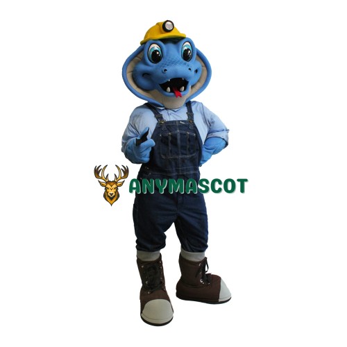 Superb Blue Crab Mascot Costume