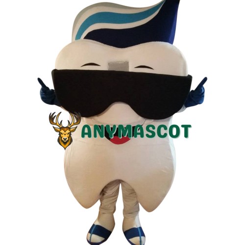 Cool Teeth Mascot Costume
