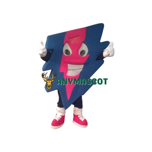 Happy Colorful Lightning Mascot Costume