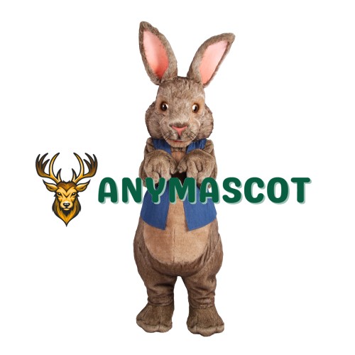 Superb Brown Bunny Rabbit Mascot Costume