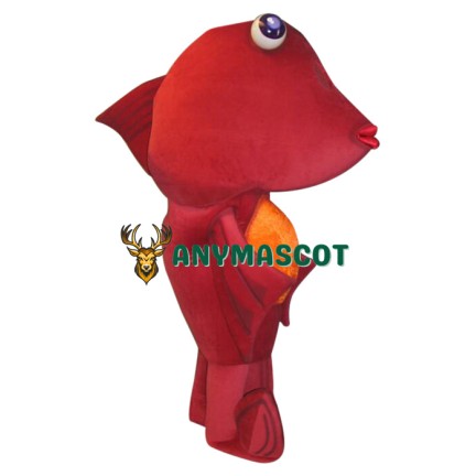 Red Carp Mascot Costume
