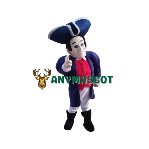 Superb Realistic Patriot Mascot Costume