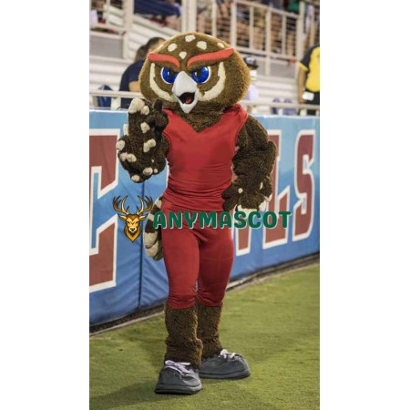 College Sport Owl Mascot Costume