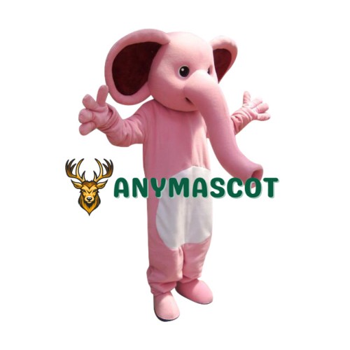 Affordable Pink Elephant Mascot Costume