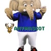 Superb Sport Elephant Mascot Costume