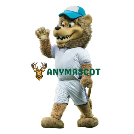 Power Sport Lion Mascot Costume