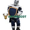 Superb Blue & White Knight Mascot Costume