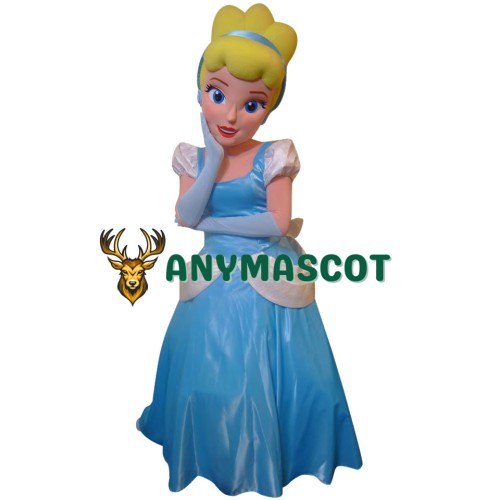Cinderella Princess Mascot Costume