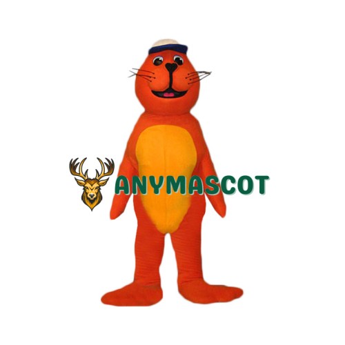 Orange Seal Mascot Costume