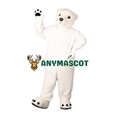 Superb Friendly Polar Bear Mascot Costume