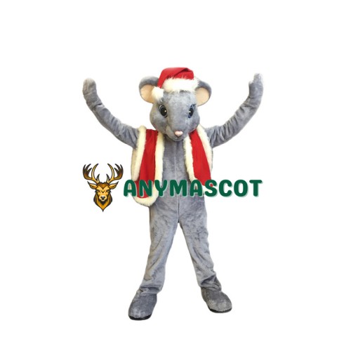 Lovely Christmas Mouse Mascot Costume