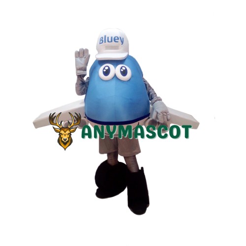 Superb Airplane Mascot Costume