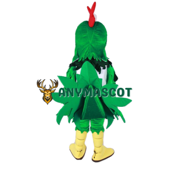 Green Chicken Mascot Costume