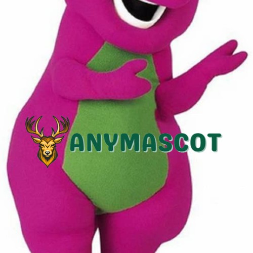 Barney Dinosaur Mascot Costume