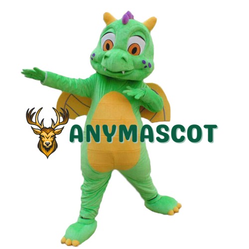 Affordable Green Dragon Mascot Costume