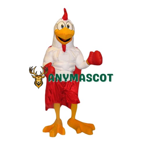 Boxer Chicken Mascot Costume