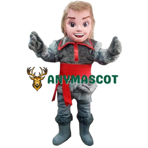 Kristoff Boy Mascot Costume